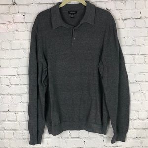 Van Heusen Long Sleeve Polo Style Shirt